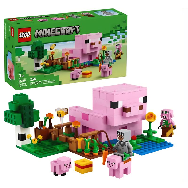 Bloco-de-Montar-Minecraft-LEGO-Casa-do-Porco-Bebe-238-Pecas-160134