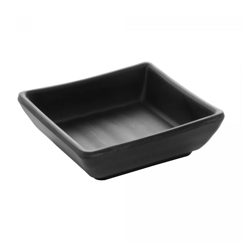 Porta-Shoyu-Quadrado-de-Melamina-Lyor-Toquio-Preto-7cm-x-3cm-160139