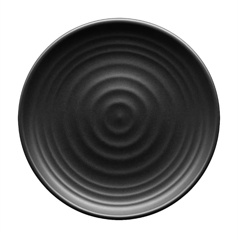 Prato-de-Sobremesa-de-Melamina-Lyor-Toquio-Preto-18cm-160143