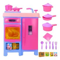 Kit Cozinha Bancada Completa Toy Chef Sambatoys