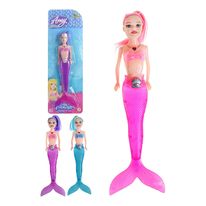 Boneca Amy Sereia Com Luz Sortida Art Brink 18cm