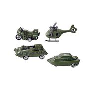 Coleção Veículo Militar  Art Brink 4 peças