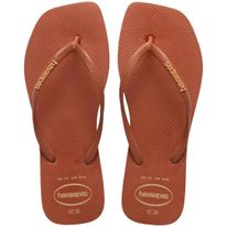 Sandália Slim Square LG Ferrugem Marrom Havaianas