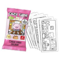 Cards para Colorir Cozy & Comfy Sortido Brincadeira de Criança
