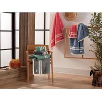 Toalha de Rosto Âmbar Teka Preta 45cm x 80cm