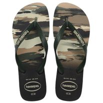 Sandália Top Camu Preto e Verde Havaianas