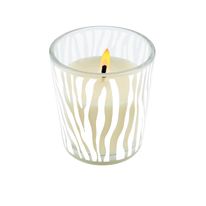 Vela Aromatizada com Suporte de Vidro Home 6cm x 8cm