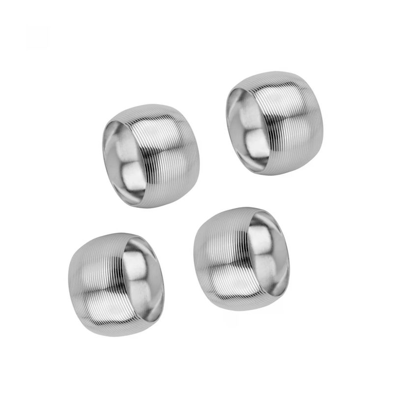 Anel-para-Guardanapo-Circle-Niquel-Prata-Lyor-com-4-Pecas-161079