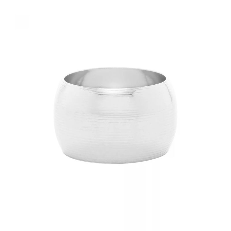 Anel-para-Guardanapo-Circle-Niquel-Prata-Lyor-com-4-Pecas-161080
