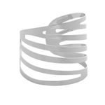 Anel-para-Guardanapo-Aco-Curves-Prateado-Lyor-com-4-pecas-161067