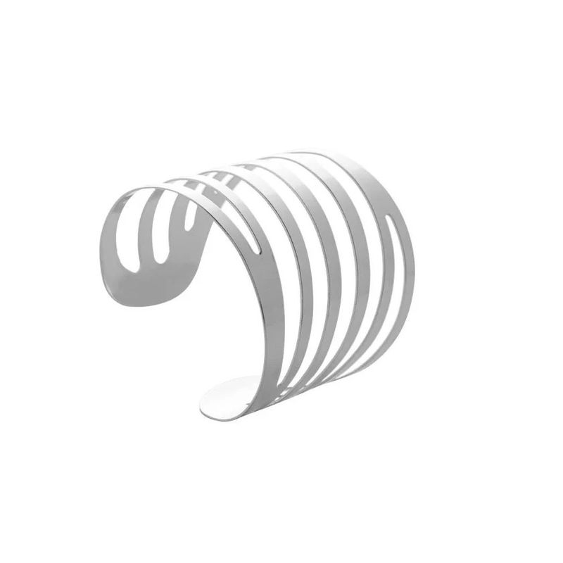 Anel-para-Guardanapo-Aco-Curves-Prateado-Lyor-com-4-pecas-161066