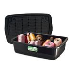 Organizador-Preto-com-Tampa-Preta-Arqplast-10L-161366