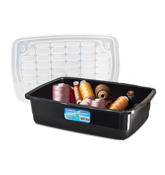 OrganizadorPretocomTampaTransparenteArqplast5L-161360