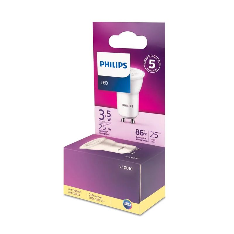 Lampada-de-Led-GU10-MR11-Philips-2700K-35W-161497