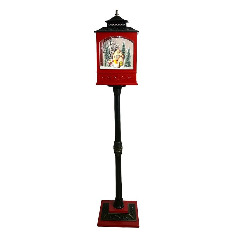 Poste-Iluninado-Papai-Noel-com-Boneco-de-Neve-Magizi-125m-161801