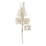 Galho-Folhas-Glitter-Champagne-Magizi-30cm-82963