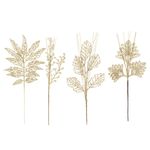 Galho-Folhas-Glitter-Champagne-Magizi-30cm-114206