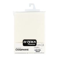 Toalha de Mesa Teka Champanhe Magnum 150cm x 150cm