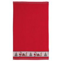 Pano de Copa Vermelho Natal Vida Döhler 45cm x 70cm