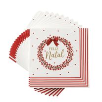 Guardanapo de Papel Berries Cromus 32,5cm x 32,5 20 Peças