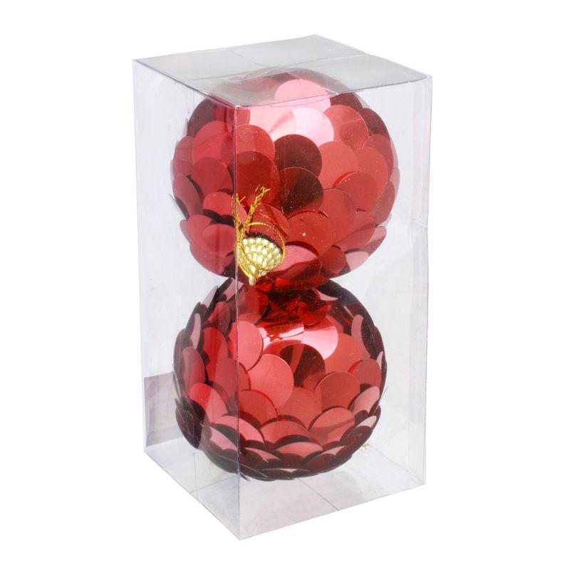 Conjunto-Bola-de-Natal-Escama-Vermelha-Powner-8cm-com-2-pecas-152490