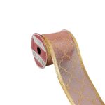 Fita-de-Natal-Arabesco-Powner-Rosa-6cm-x-3m-162095