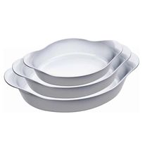 Conjunto de Assadeira Opaline Nadir com 3 Peças