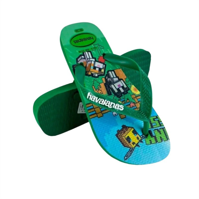 SandaliaKidsMinecraftVerdeHavaianas25/26-162356