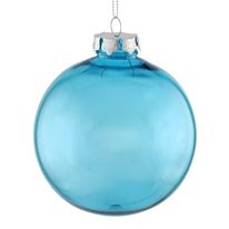 Bola de Natal Azul Cristal Powner 10cm