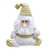 Enfeite Papai Noel Dourado Powner 33cm