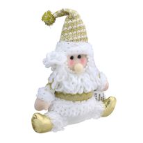 Enfeite Papai Noel Dourado Powner 33cm