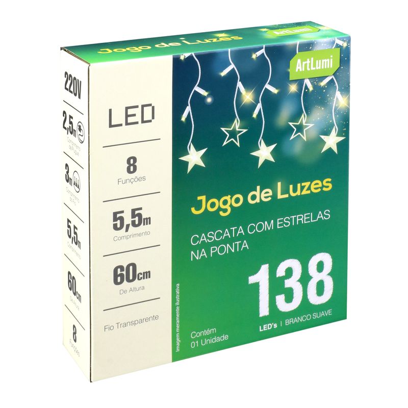 CascatadeLuzcomEstrelasNewpro138Leds-162490