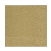 Guardanapo de Papel Natal Dourado Magizi 20 Peças 33cm x 33cm