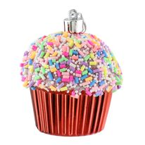 Conjunto Enfeite Cupcake Powner 6cm com 2 Peças