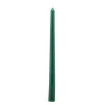 Conjunto de Vela Metalizada Verde Powner 20cm com 2 Peças