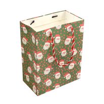 Sacola de Natal Estampada Noel Powner 18cm x 23cm