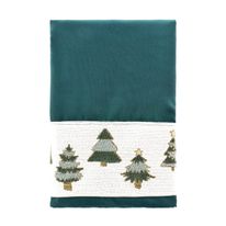 Toalha de Mesa Natal verde Jacquard 140m x 140m