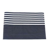 Lugar Americano Bella Casa Listrado Azul Escuro 45cm x 30cm