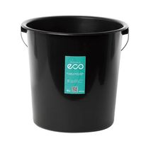 Balde Plástico Eco Preto Plasvale 10L