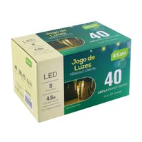 Pisca 400 Leds Cristal Branco Suave Newpro 220V