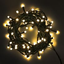 Pisca 100 Leds Branco Suave com Emenda Double