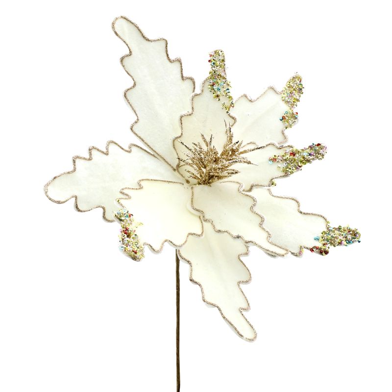 FlorLirioBrancoPowner32cm-162928