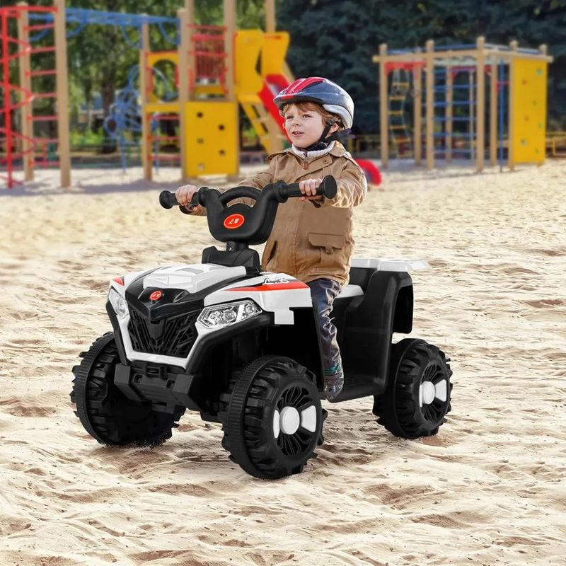MiniQuadricicloInfantilEletricoBrancoZippyToys6V-163019