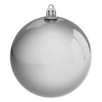Bola de Natal Brilhante Prata Powner 9cm