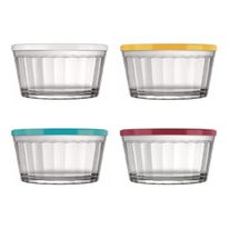 Tigela de Vidro com Tampa Nadir 600ml