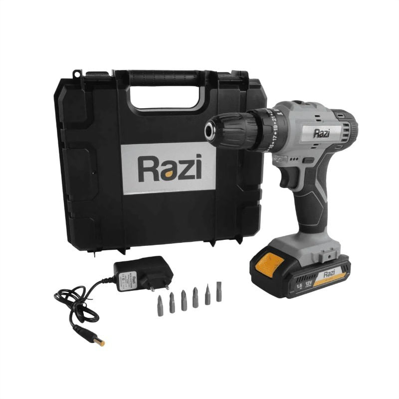 FuradeiraeParafusadeiraaBateriaRazi127V9Pecas-163046