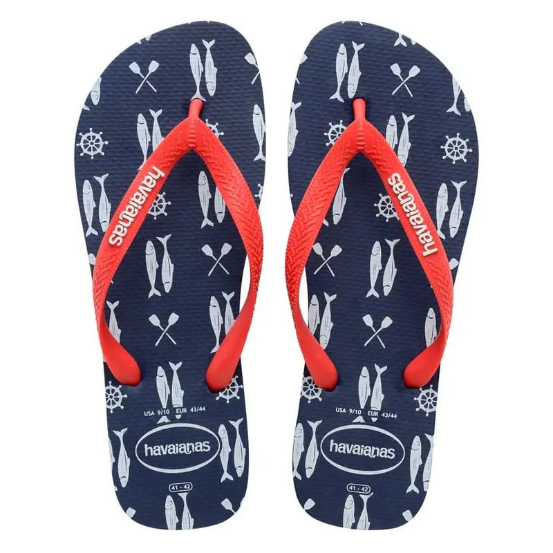 SandaliaTopNauticalMarinhoeVermelhoHavaianas41/42-149920