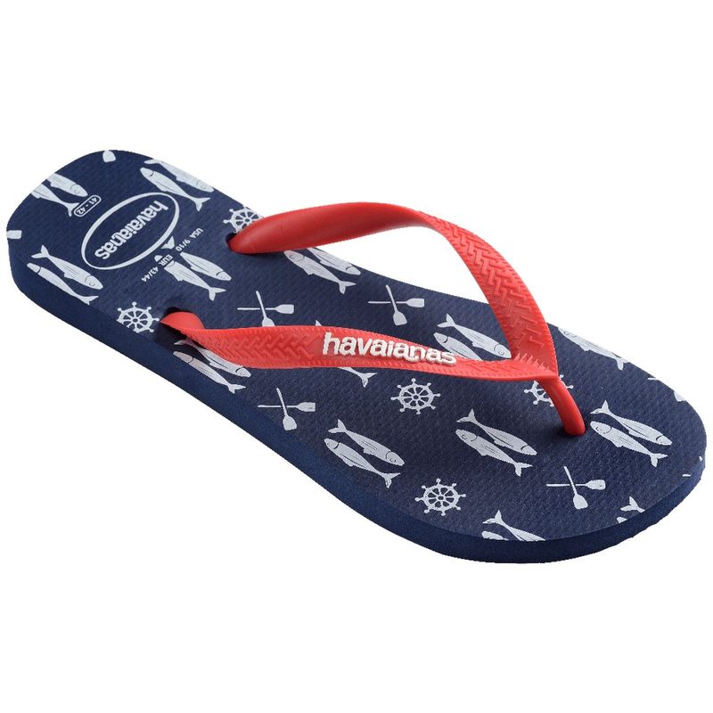 SandaliaTopNauticalMarinhoeVermelhoHavaianas41/42-163106