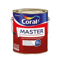 Tinta Acrílica Fosca Coral Master 900ml Branca
