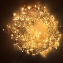 Cascata com Emenda Newpro 200 Leds Branco Suave